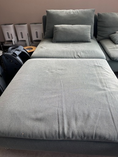 IKEA イケア　1人掛けソファとオットマンセット