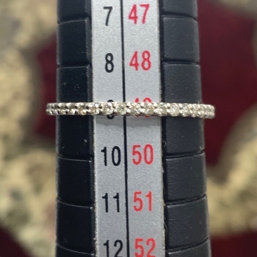 K10WG ホワイトゴールド　エステール　0.6g エタニティリング