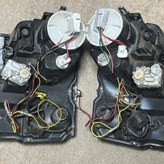 ワゴンR mh21s mh22s インナーブラック クリア加工 アイライン付き ヘッドライトの画像