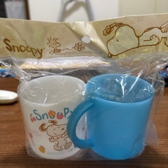 上田市からです。　スヌーピープラスチックカップ