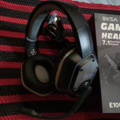 EKSA E1000 ゲーミングヘッドセットPS4/PS5/PC用USBゲーミングヘッドホン 50mmドライバー 7.1chサラウンドサウンドヘッドフォン の画像