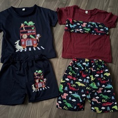 110cm上下セット子供服の画像