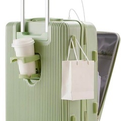 新品未使用　前開き スーツケース 機内持ち込み キャリーケース ...