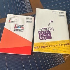 着払い発送済み。高校入試本5教科まとめ2冊の画像