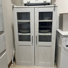 【ニトリ】食器棚　ホワイト【受け渡者予定】