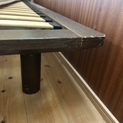 無印良品ダブルベッドの画像