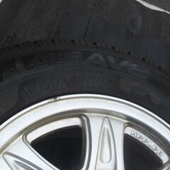 ハイエース　200系　195/80R15　キラー　アルミ　バリ山　4本セットの画像