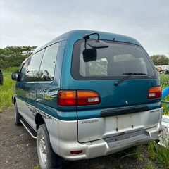 三菱　ミツビシ　デリカスペースギア　ディーゼル　四駆　走行137000キロ　実働中古現状販売！の画像