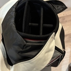 Srixon キャディバッグ ホワイト/ブラック/レッドの画像