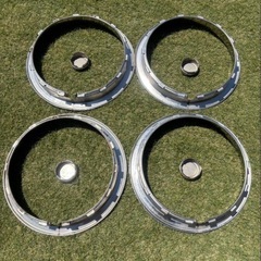 13インチホイール用 トリムリング・ホイールリング センターキャップ　4個セットの画像