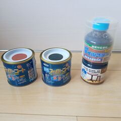 【あげます】未開封：ペンキ・塗料　水性スーパーコート　水性オイル...