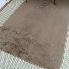 130×190㎝　ラグ　ブラウン