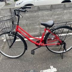 【中古美品・サビなし!】PIONEROママチャリ6段変速 自転車...