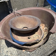 【訳アリ】大量の植木鉢　盆栽鉢 の画像