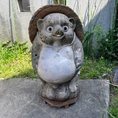 信楽焼 たぬき 陶器 置物 縁起物 オブジェ
