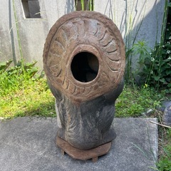 信楽焼 たぬき 陶器 置物 縁起物 オブジェ
の画像