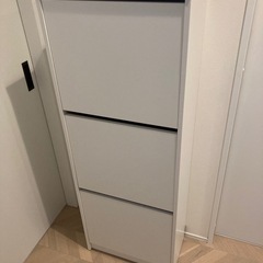 IKEA イケア　BISSA　スリム靴箱