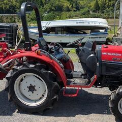 鹿児島発　三菱　24馬力　ディーゼルトラクターGOZ24　パワステ、モンローオート　逆転　爪新品交換済みの画像