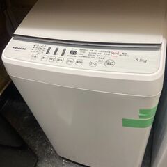 ☆中古￥9,800！Hisense　5.5kg洗濯機　家電　20...