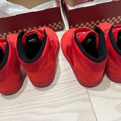 vans お揃い　子ども 赤 スニーカーの画像