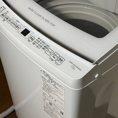 2023年購入 洗濯機 7kg AQUA AQW-V7E2(W) の画像