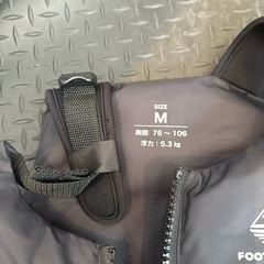 フットマーク　ライフジャケットの画像