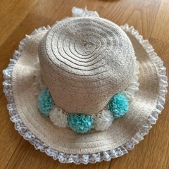 【美品】キッズ　麦わら帽子