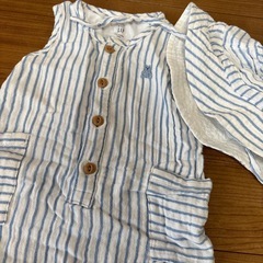 ロンパース帽子セットの画像
