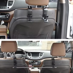 【新品】カーシートバックフック2個 リアトランクハンギングフック 傘 収納の画像