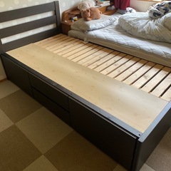 【ニトリ シングルベッド／収納付き】 取引中