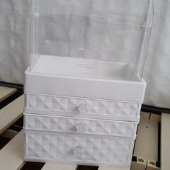 メイクボックス　メイクコスメ化粧品収納　引き出し３段　小物入れ　...
