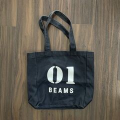 BEAMS トートバッグ　ブラックの画像
