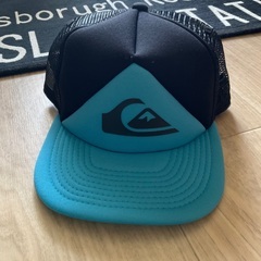 希少品 クイックシルバー ニューエラ メッシュキャップ USED