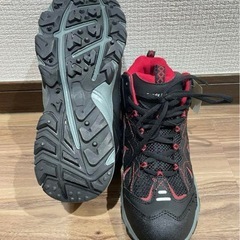 新品DANDY CLUB BC-AI アウトドアシューズ 黒/赤 24.5の画像