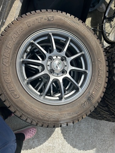 ジムニーYOKOHAMA 175/80R15 ホイールセット