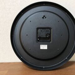 Landex 掛時計 YW9136DBR バーレルタイム 木目調ダークブラウンHIPS樹脂・硝子　　ステップ秒針アナログ掛け時計ランデックスの画像