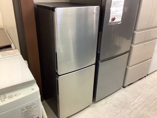 【リサイクルサービス八光】2019年製　ハイアール　148L　2ドア冷蔵庫　JR-XP2NF148F