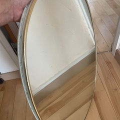 楕円形の鏡の画像
