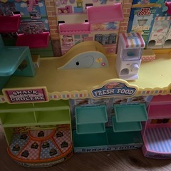 リカちゃん人形セット+お家、お買い物パークなどの画像