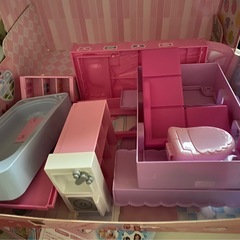 リカちゃん人形セット+お家、お買い物パークなどの画像