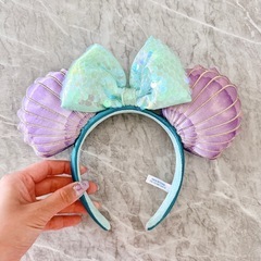 ディズニーシー　アリエル　マーメイド　ミニー　カチューシャ　