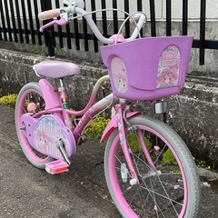 ＜美品車＞サンリオ 可愛い💕ぼんぼんりぼん・18インチ子供用自転車の画像