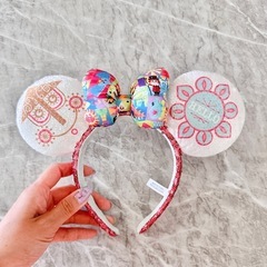 ディズニーランド　イッツァスモールワールド　カチューシャ　ミニーマウス