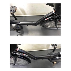 1年保証 送料無料　ヤマハ　パスキッス　20インチ　黒色　電動アシスト自転車  g606の画像