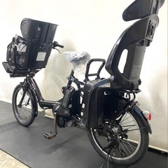 1年保証 送料無料　ヤマハ　パスキッス　20インチ　黒色　電動アシスト自転車  g606の画像
