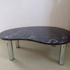 ローテーブル マーブル模様