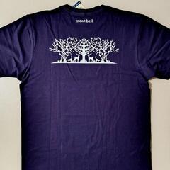 新品 モンベル 木 動物 半袖Tシャツ 男女兼用 L montb...