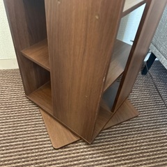 回転式書籍、CD、DVDラック差し上げますの画像