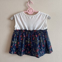 【お取引予定】 branshes 花柄チュニック 110サイズの画像