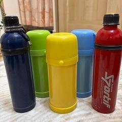 水筒5本🌈細500ml🌈太650ml